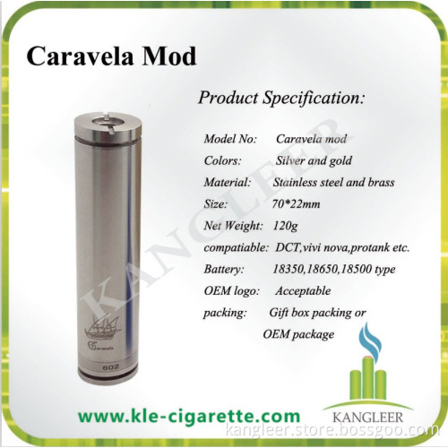 Large Vaporizer Mechanical Carevela Mod, Mod Carevela E-Cigarette